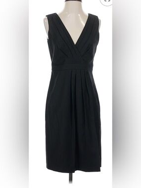 J.Crew Classic Black V-Neck Sleeveless Dress